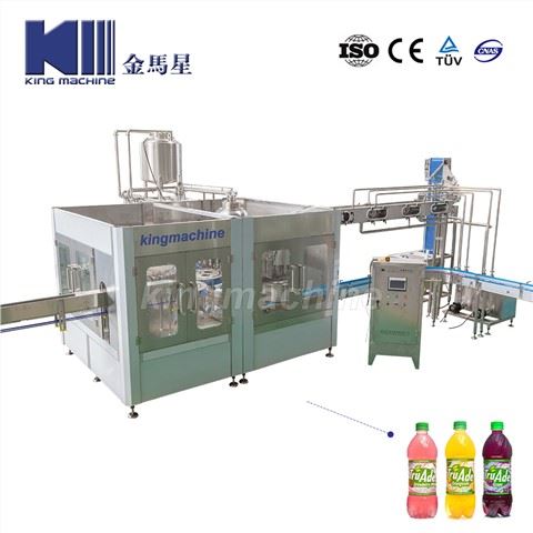 Máquina automática de enchimento de bebidas com suco quente