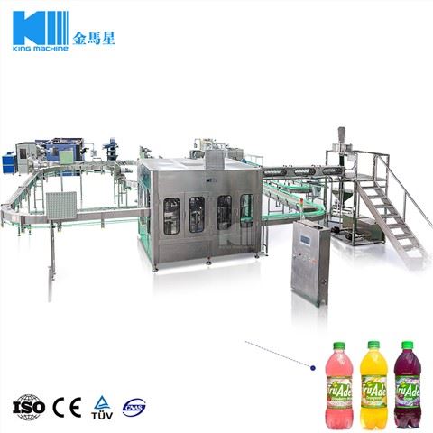 Máquina de engarrafamento de processamento de bebidas de suco de fruta