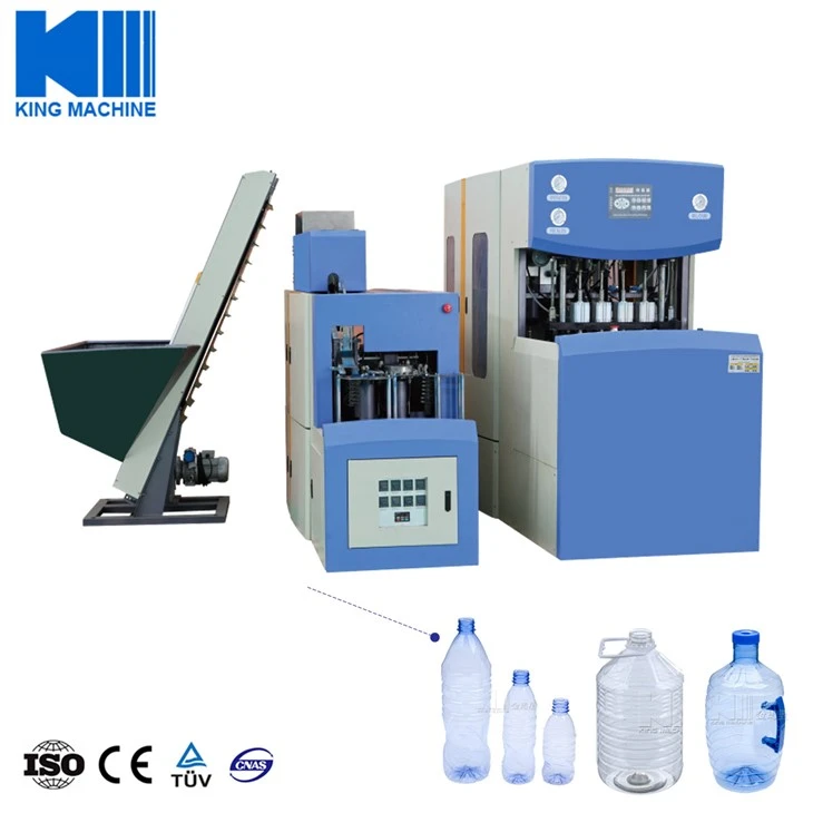 Máquina de sopro de garrafas semi{0}}automática para garrafas de 5L