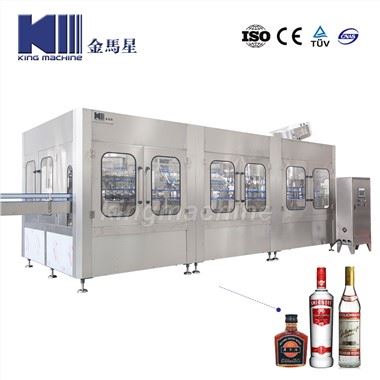Máquina automática de enchimento de água potável de garrafa de álcool